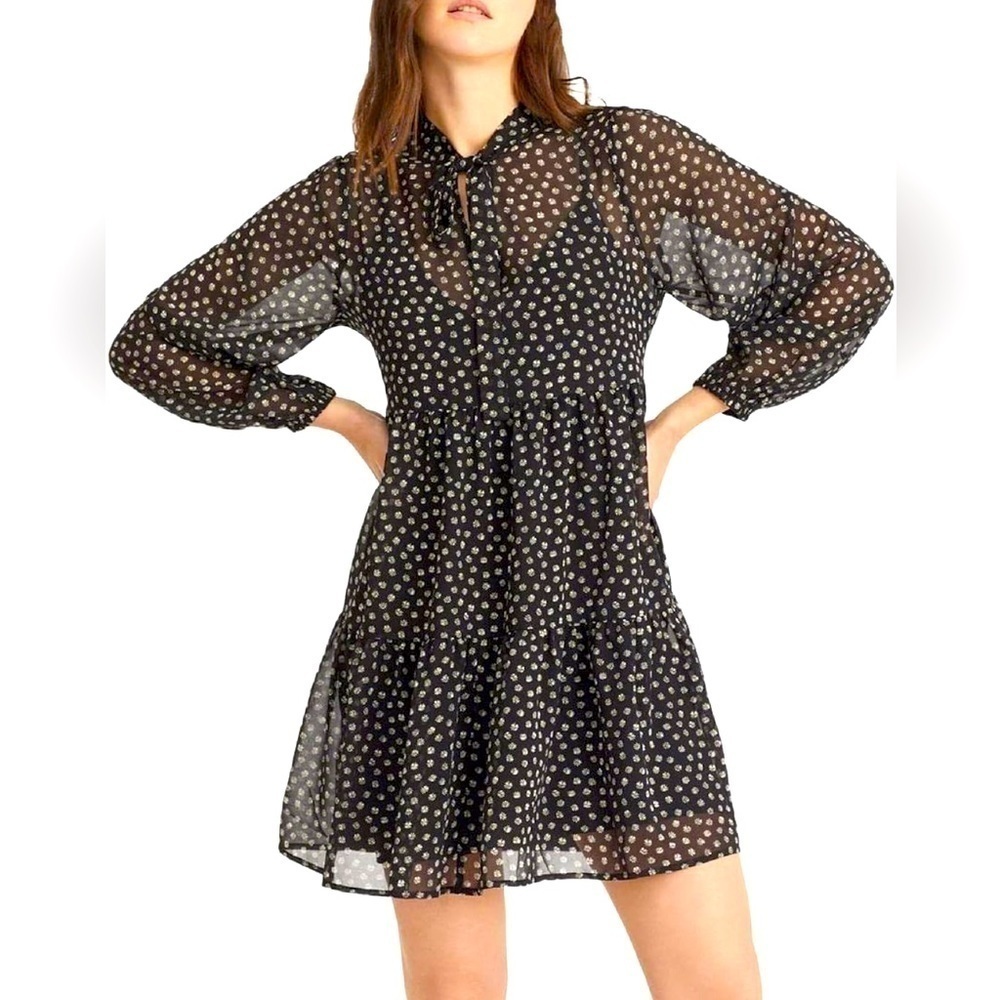 Sanctuary Feeling Fresh baby doll dress petite fleur size medium